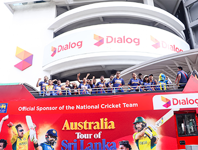 Dialog Engages Fans with VIP Cricket Match Experience