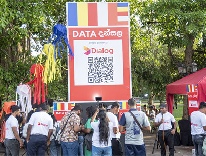 Dialog Celebrates Vesak with Data Dansala Powered by its QR Reload Platform