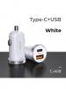 Joyroom C-A08 Mini dual-port 30W smart car charger USB+C 3.0
